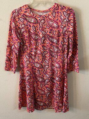 NO BRAND MEDIUM ORANGE/PINK/PURPLE/WHITE TOP